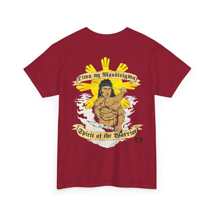 Filipino Strength Spirit of the Warrior Diwa ng Mandirigma Vintage Design 90s New Print Unisex Heavy Cotton Tee