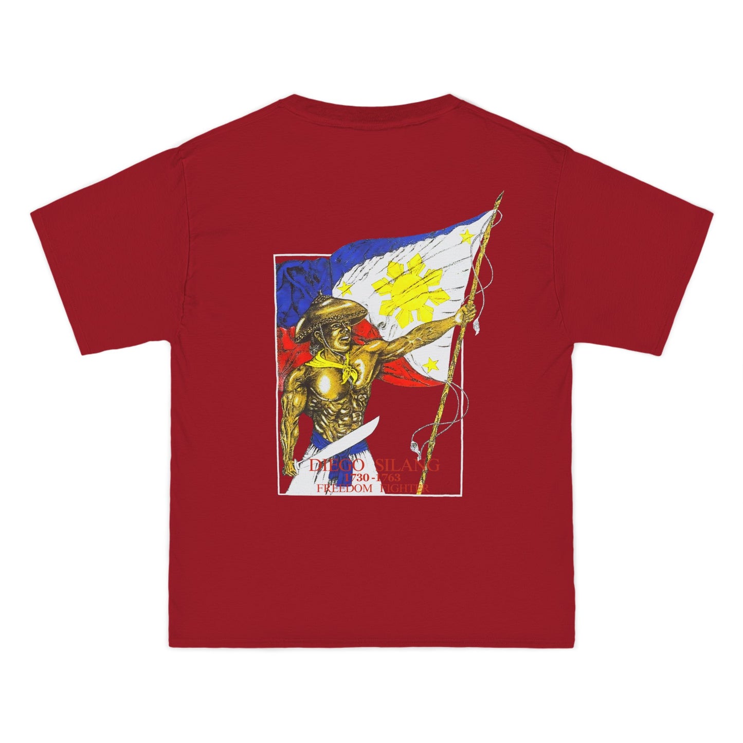 Filipino Strength Diego Silang Freedom Fighter Vintage Design 90s New Print Beefy-T®  Short-Sleeve T-Shirt