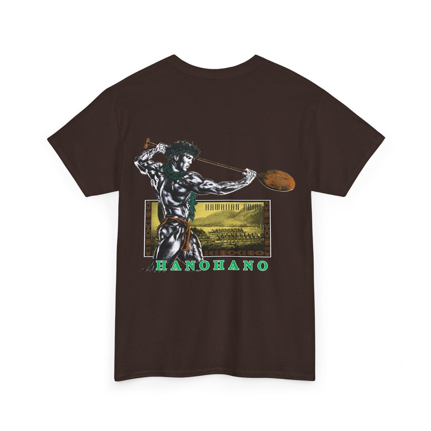 Hawaiian Strength Hanohano Hawaiian Pride Vintage 90s Design New Print Unisex Heavy Cotton Tee