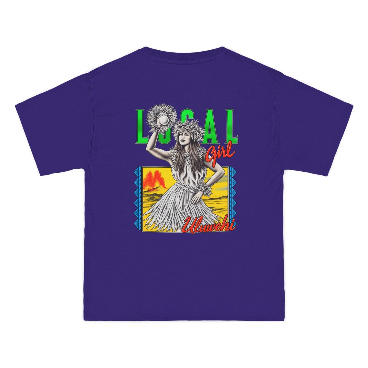 Hawaiian Strength Local Girl Uluwehi Beefy-T®  Short-Sleeve T-Shirt