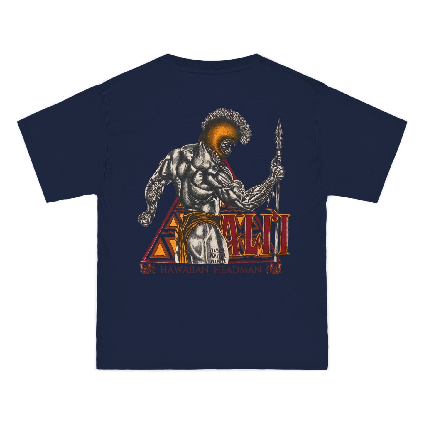 Hawaiian Strength Ali'i Hawaiian Headman Vintage Design 90s New Print Beefy-T®  Short-Sleeve T-Shirt