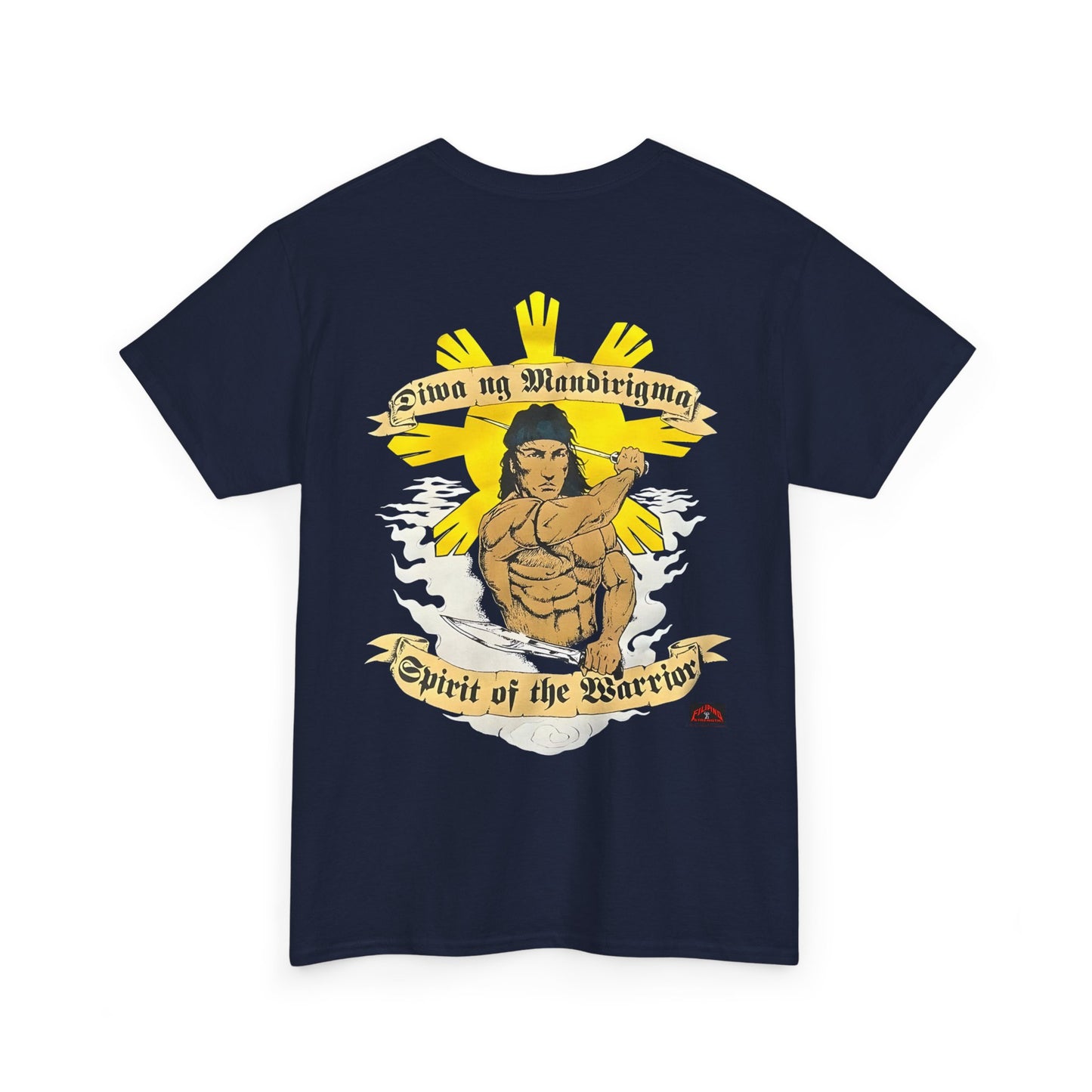 Filipino Strength Spirit of the Warrior Diwa ng Mandirigma Vintage Design 90s New Print Unisex Heavy Cotton Tee