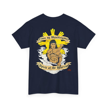 Filipino Strength Spirit of the Warrior Diwa ng Mandirigma Vintage Design 90s New Print Unisex Heavy Cotton Tee