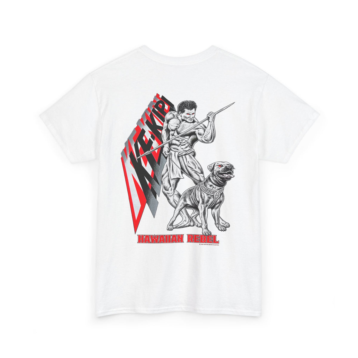 Hawaiian Strength Ke-Kipi Hawaiian Rebel T-shirt Unisex Heavy Cotton Tee