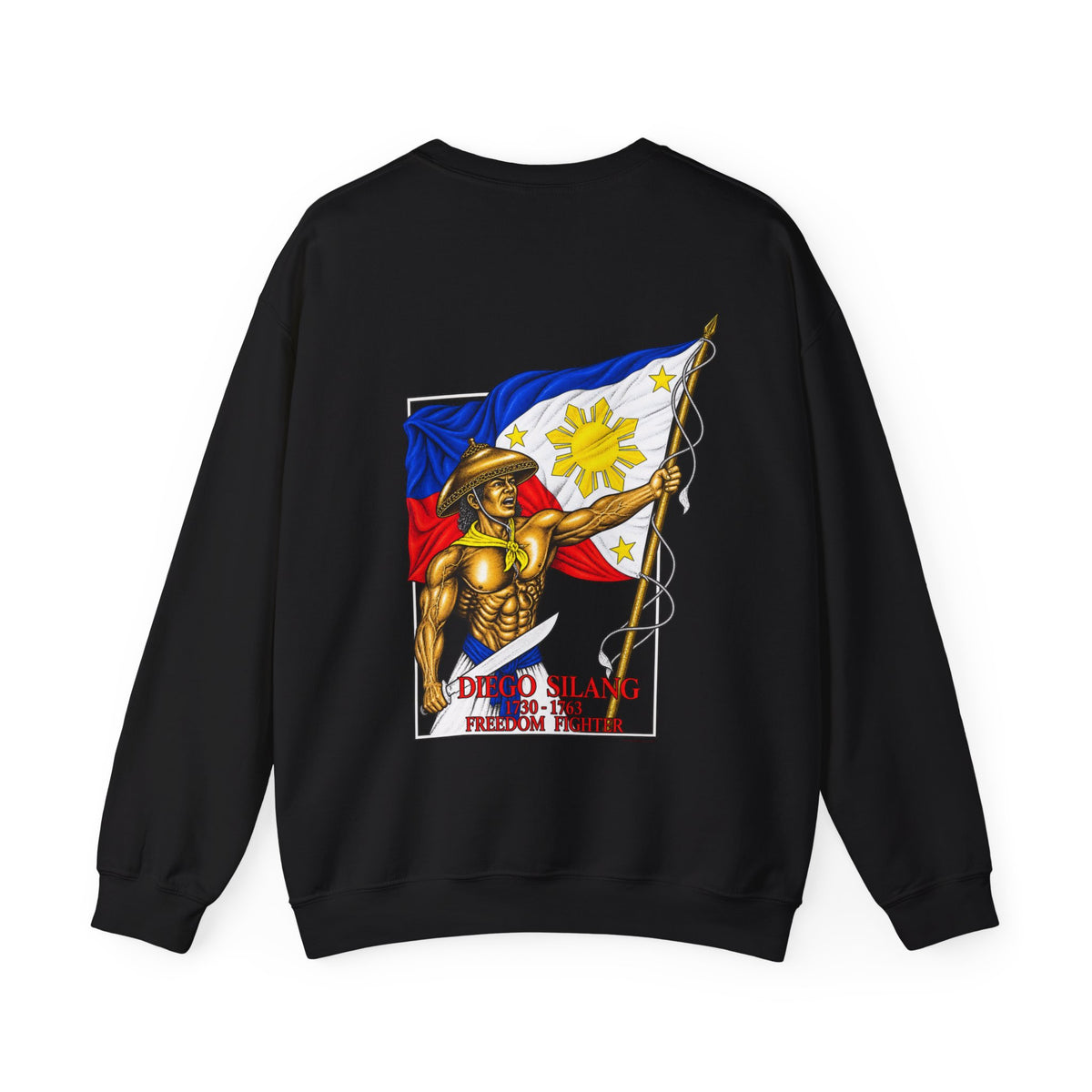 Filipino Strength Diego Silang Freedom Fighter Unisex Heavy Blend™ Crewneck Sweatshirt