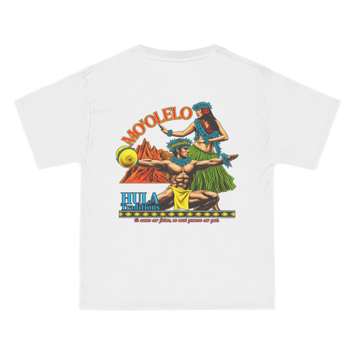 Hawaiian Strength Mo'olelo Hula Traditions Beefy-T®  Short-Sleeve T-Shirt
