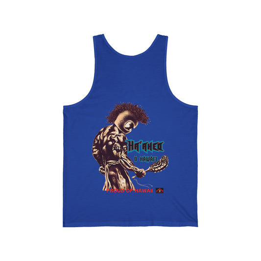 Hawaiian Strength Proud of Hawaii Ha'aheo o Hawai'i Vintage Design 90s New Print Unisex Jersey Tank