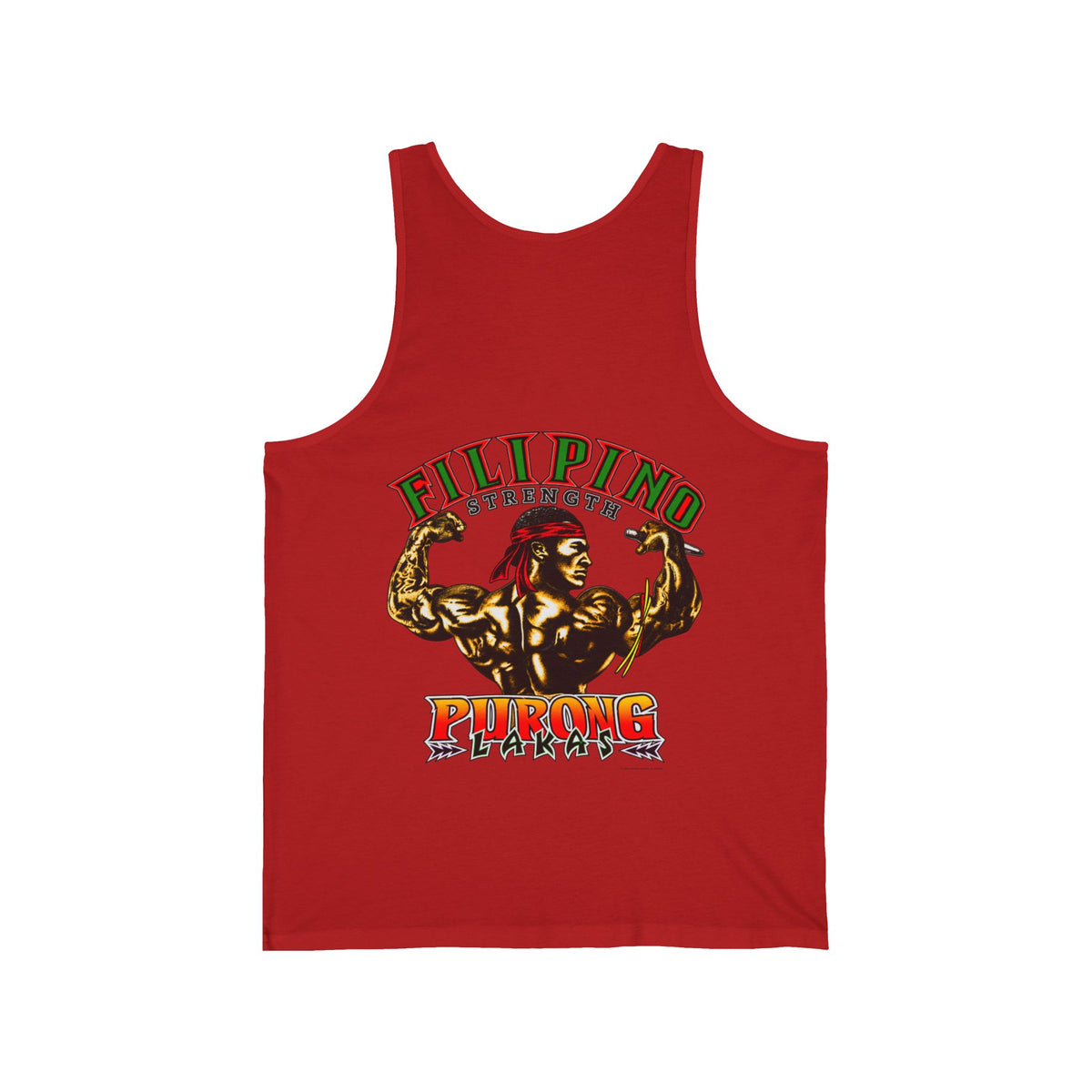 Filipino Strength Purong Lakas Unisex Jersey Tank