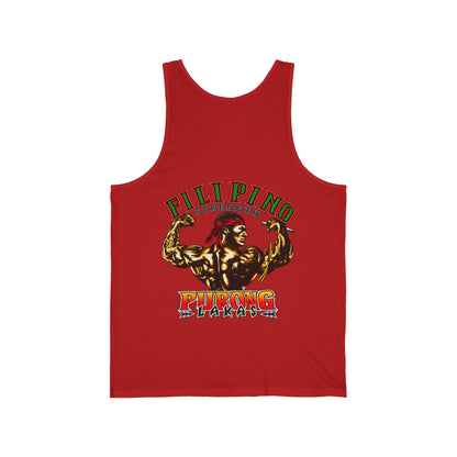 Filipino Strength Purong Lakas Unisex Jersey Tank