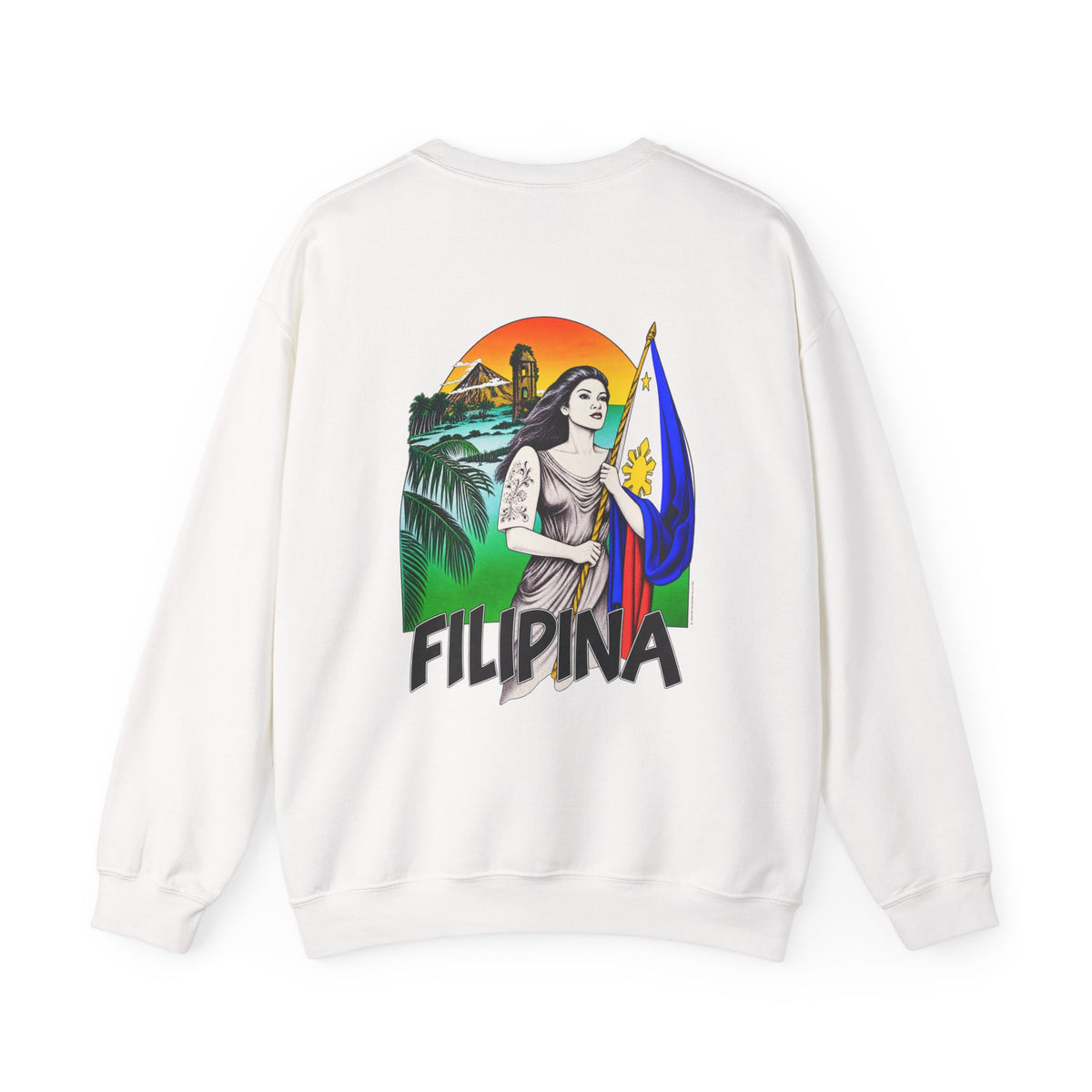 Filipino Strength Filipina Unisex Heavy Blend™ Crewneck Sweatshirt