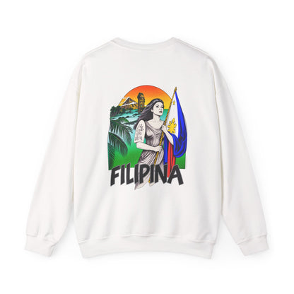 Filipino Strength Filipina Unisex Heavy Blend™ Crewneck Sweatshirt