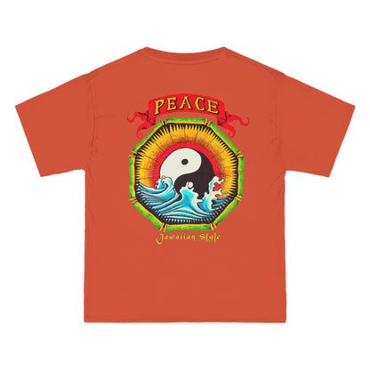 Jawaiian Strength Peace Jawaiian Style Vintage Design 90s New Print Beefy-T®  Short-Sleeve T-Shirt