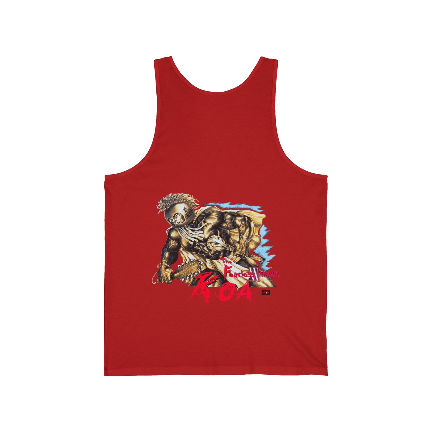 Hawaiian Strength The Fearless Warrior Koa Vintage Design 90s New Print Unisex Jersey Tank