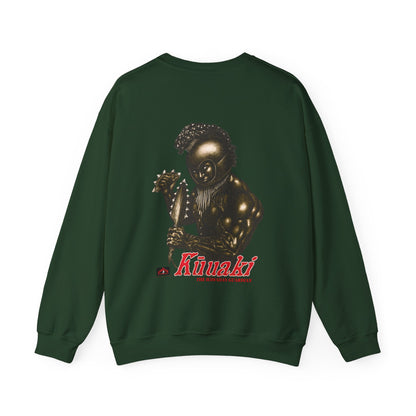 Hawaiian Strength Kῡuaki The Hawaiian Guardian Vintage Design 90s New Print Unisex Heavy Blend™ Crewneck Sweatshirt