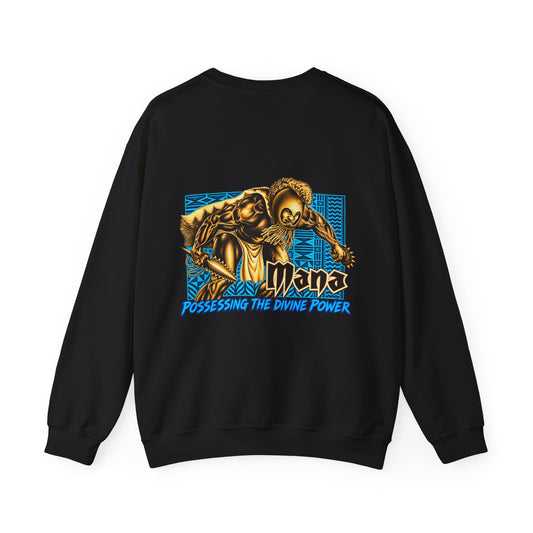 Hawaiian Strength Mana Possessing the Divine Power Unisex Heavy Blend™ Crewneck Sweatshirt