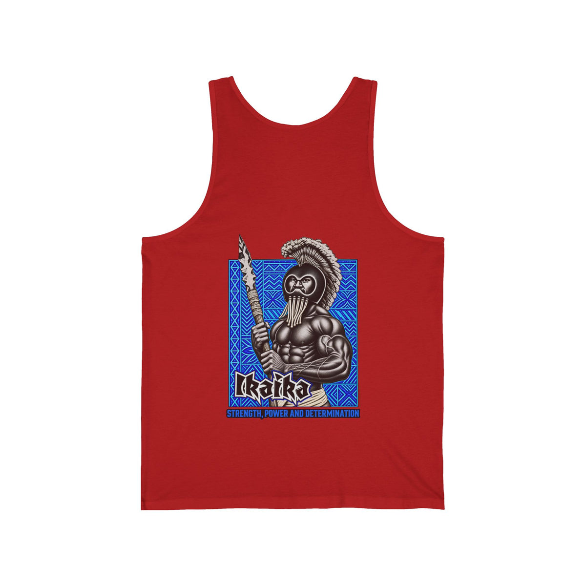 Hawaiian Strength Ikaika Strength Power and Determination Unisex Jersey Tank