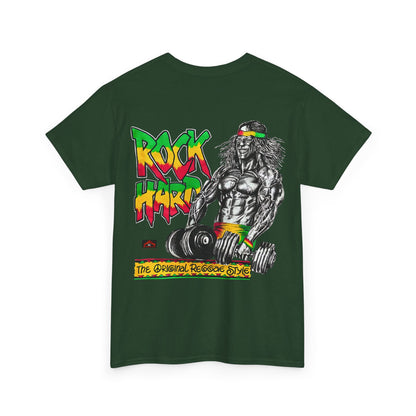 Jawaiian Strength Rock Hard The Original Reggae Style Vintage 90s Design New Print Unisex Heavy Cotton Tee