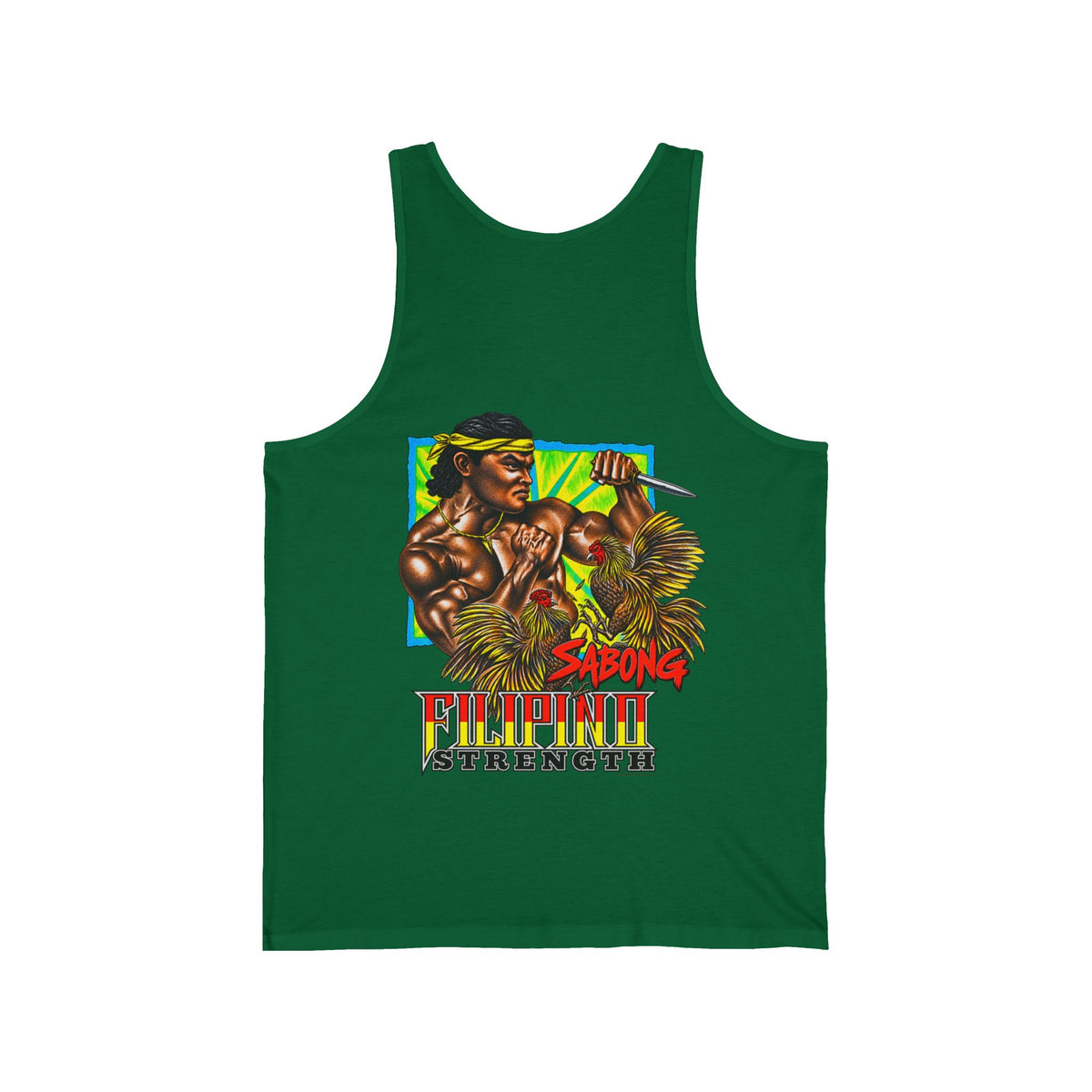 Filipino Strength Sabong Unisex Jersey Tank