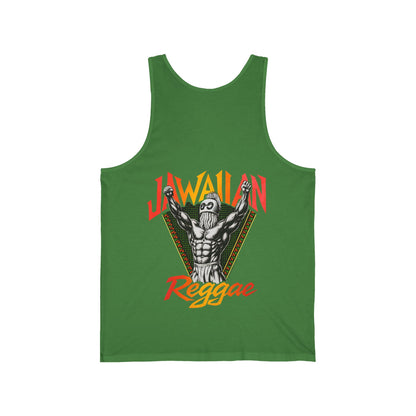 Jawaiian Strength Jawaiian Reggae Vintage Design 90s New Print Unisex Jersey Tank