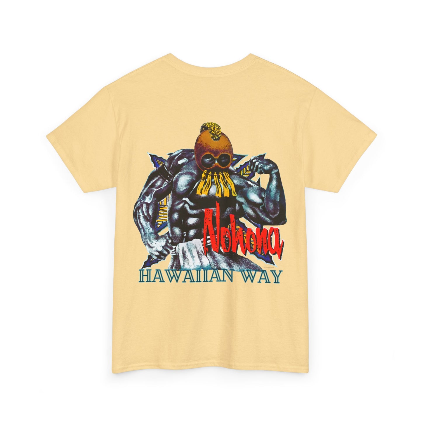 Hawaiian Strength Hawaiian Way Nohona Vintage Design 90s New Print T-shirt Unisex Heavy Cotton Tee