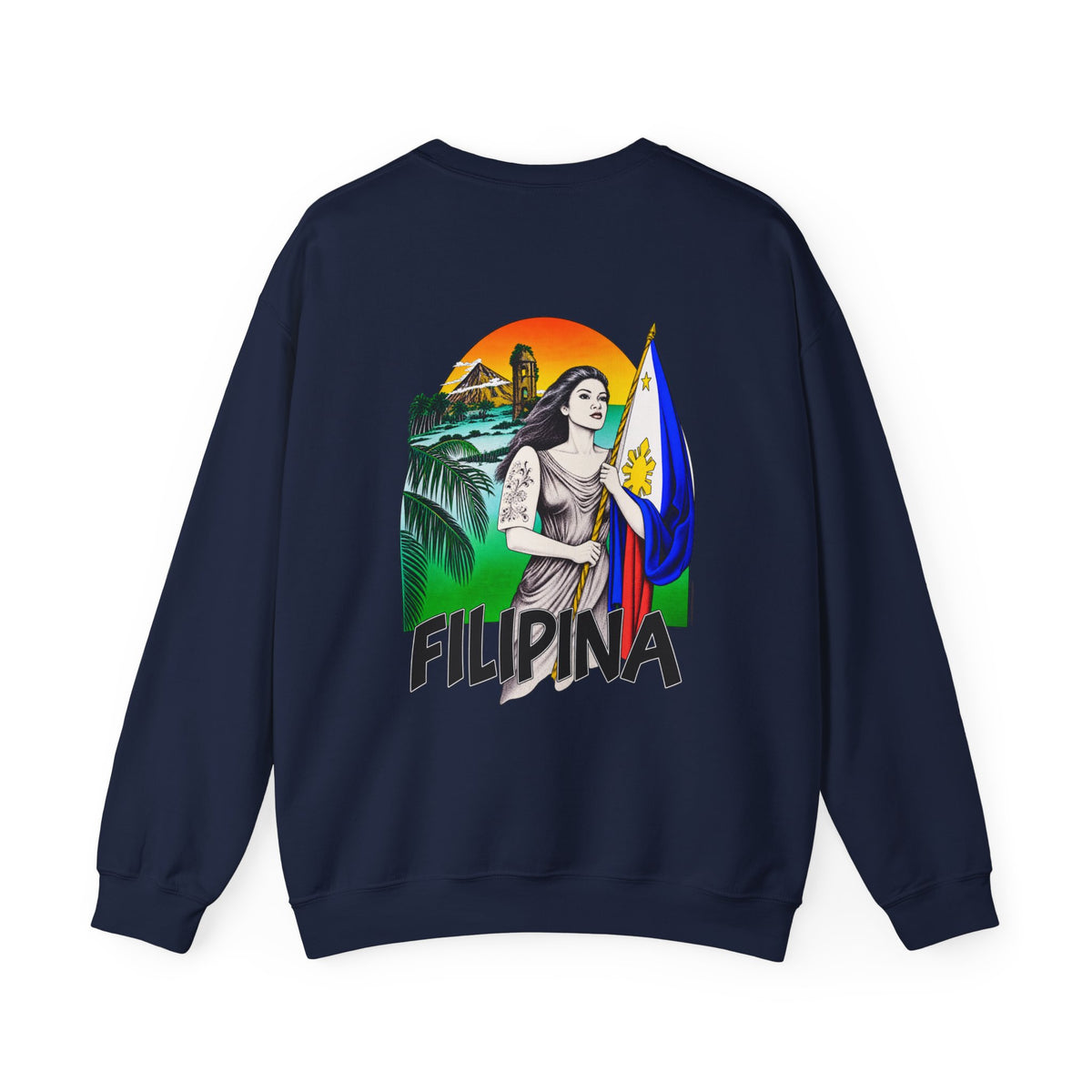 Filipino Strength Filipina Unisex Heavy Blend™ Crewneck Sweatshirt