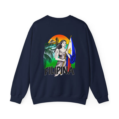 Filipino Strength Filipina Unisex Heavy Blend™ Crewneck Sweatshirt