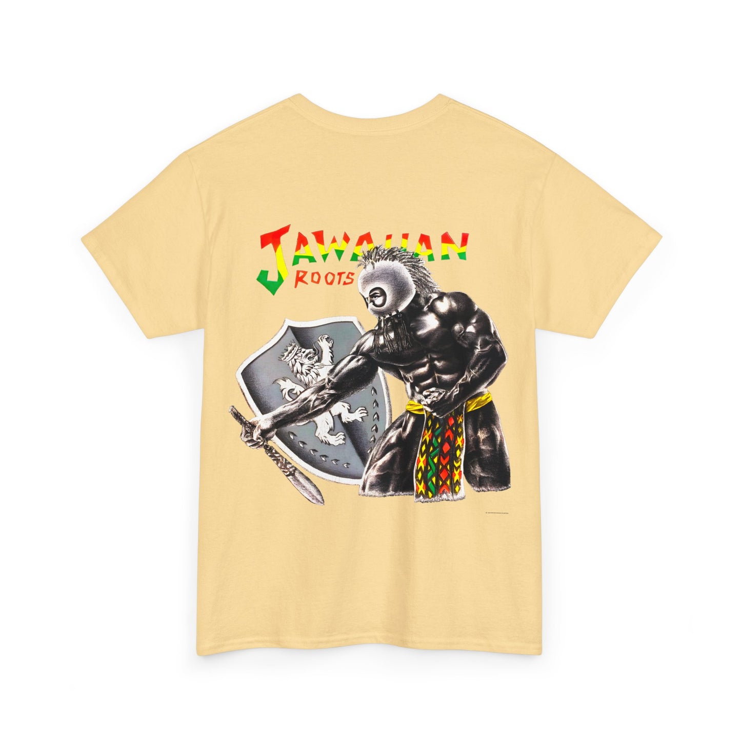 Jawaiian Strenght Jawaiian Roots Vintage Design 90s New Print T-shirt Unisex Heavy Cotton Tee