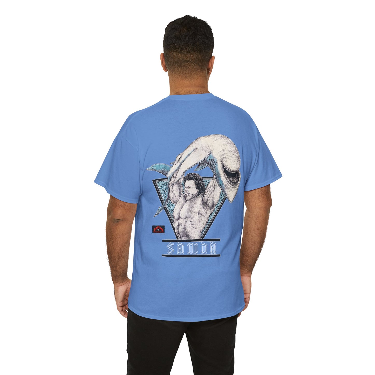 Samoan Strength Samoa Vintage 90s Design New Print Unisex Heavy Cotton Tee