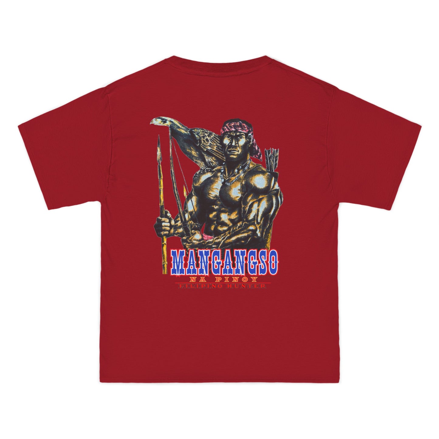 Filipino Strength Mangangso Na Pinoy Filipino Hunter Vintage Design 90s New Print Beefy-T®  Short-Sleeve T-Shirt