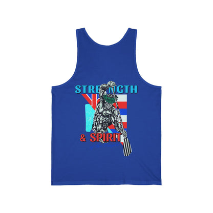 Hawaiian Strength Strength and Spirit of the People Vintage Design 90s New Print Unisex Jersey Tank