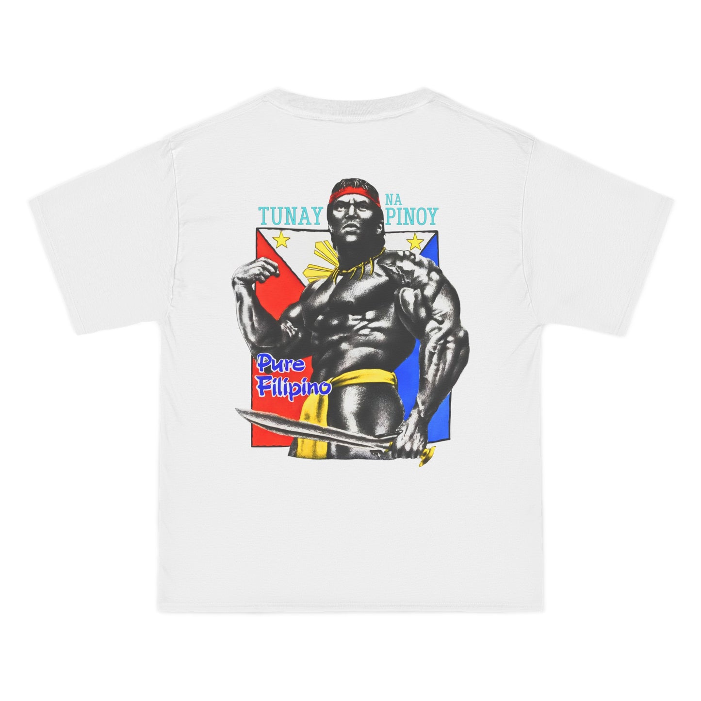 Filipino Strength Tunay na Pinoy Pure Filipino Vintage Design 90s New Print Beefy-T®  Short-Sleeve T-Shirt