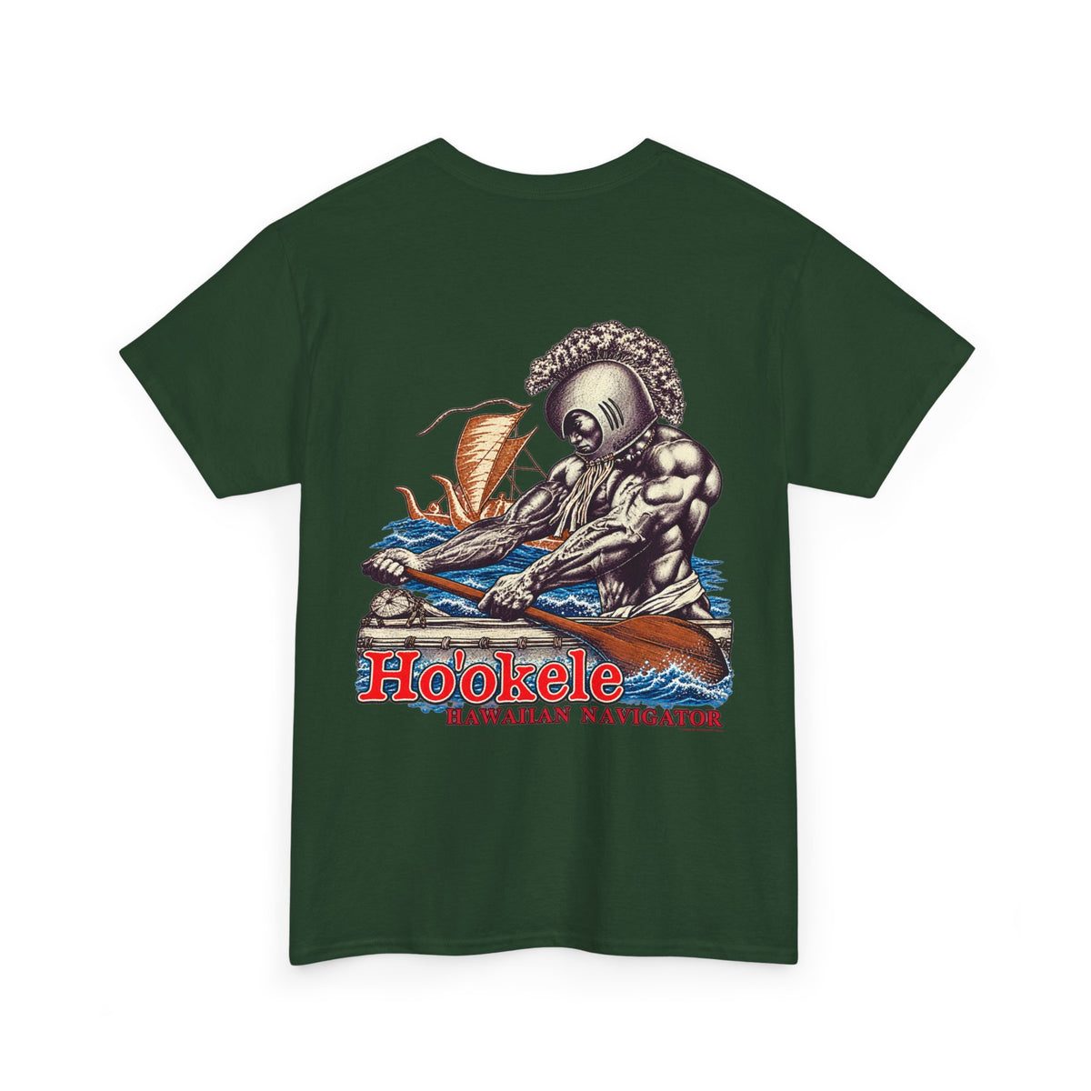 Hawaiian Strength Ho'okele Hawaiian Navigator Unisex Heavy Cotton Tee