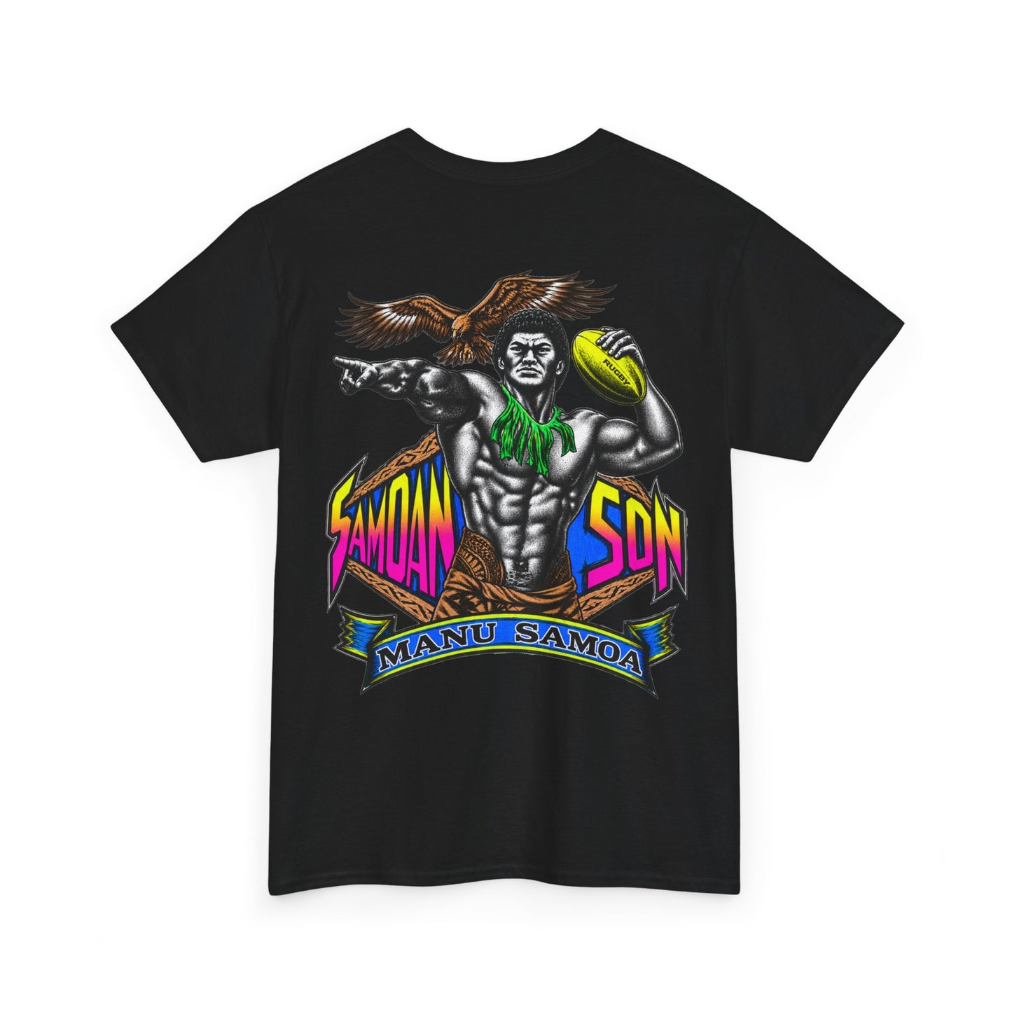 Samoan Strength Samoan Son Manu Samoa Unisex Heavy Cotton Tee
