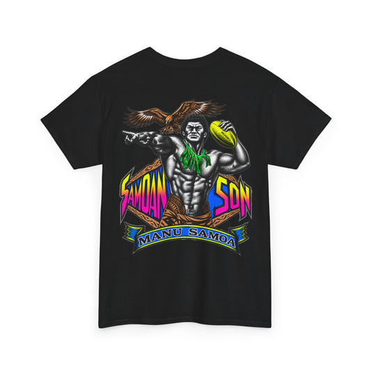 Samoan Strength Samoan Son Manu Samoa Unisex Heavy Cotton Tee