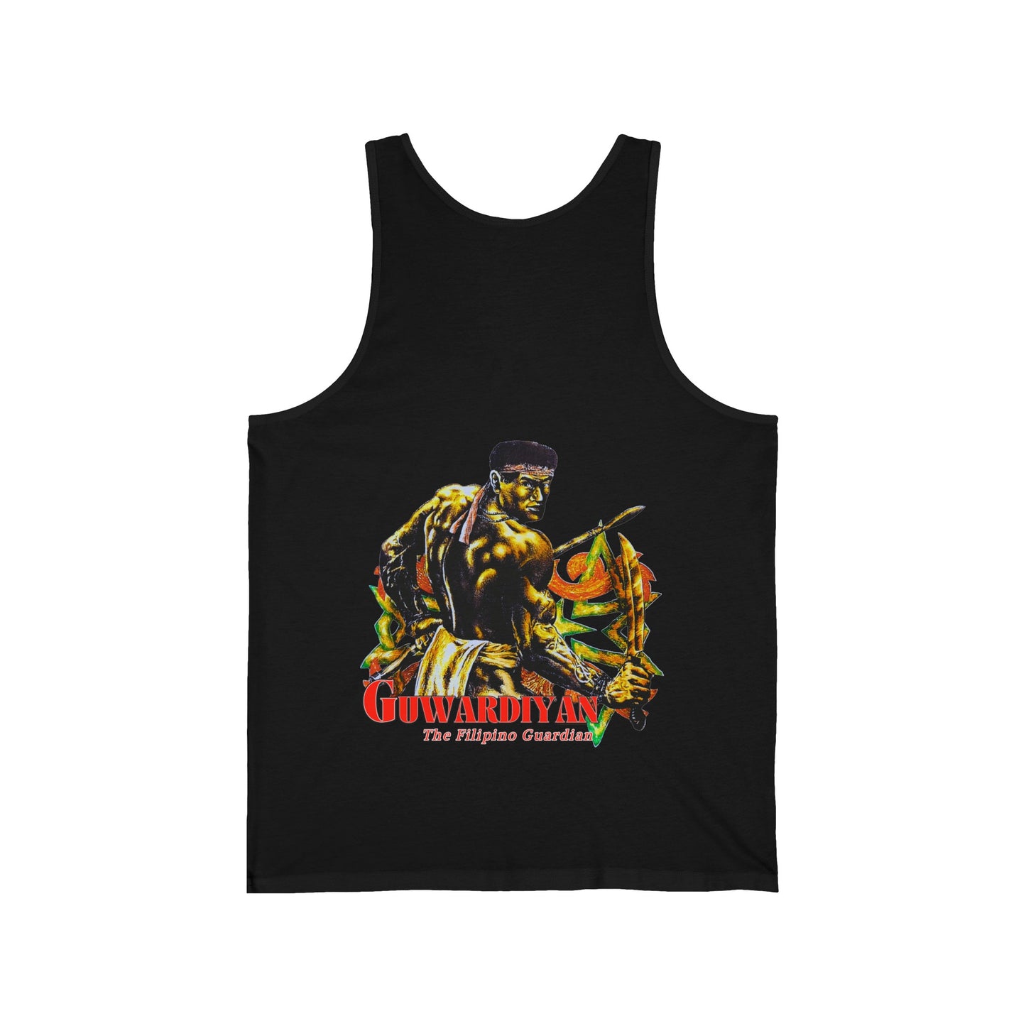 Filipino Strength The Filipino Guardian Guwardiyan Shirt Vintage Design 90s New Print Unisex Jersey Tank