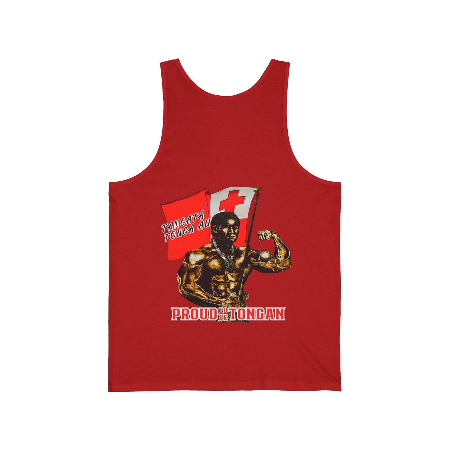 Local Strength Proud To Be Tongan Tangata Tonga Au Vintage Design 90s New Print Unisex Jersey Tank