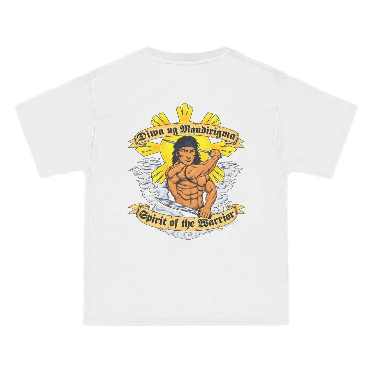 Filipino Strength Spirit of the Warrior Diwa ng Mandirigma Beefy-T®  Short-Sleeve T-Shirt