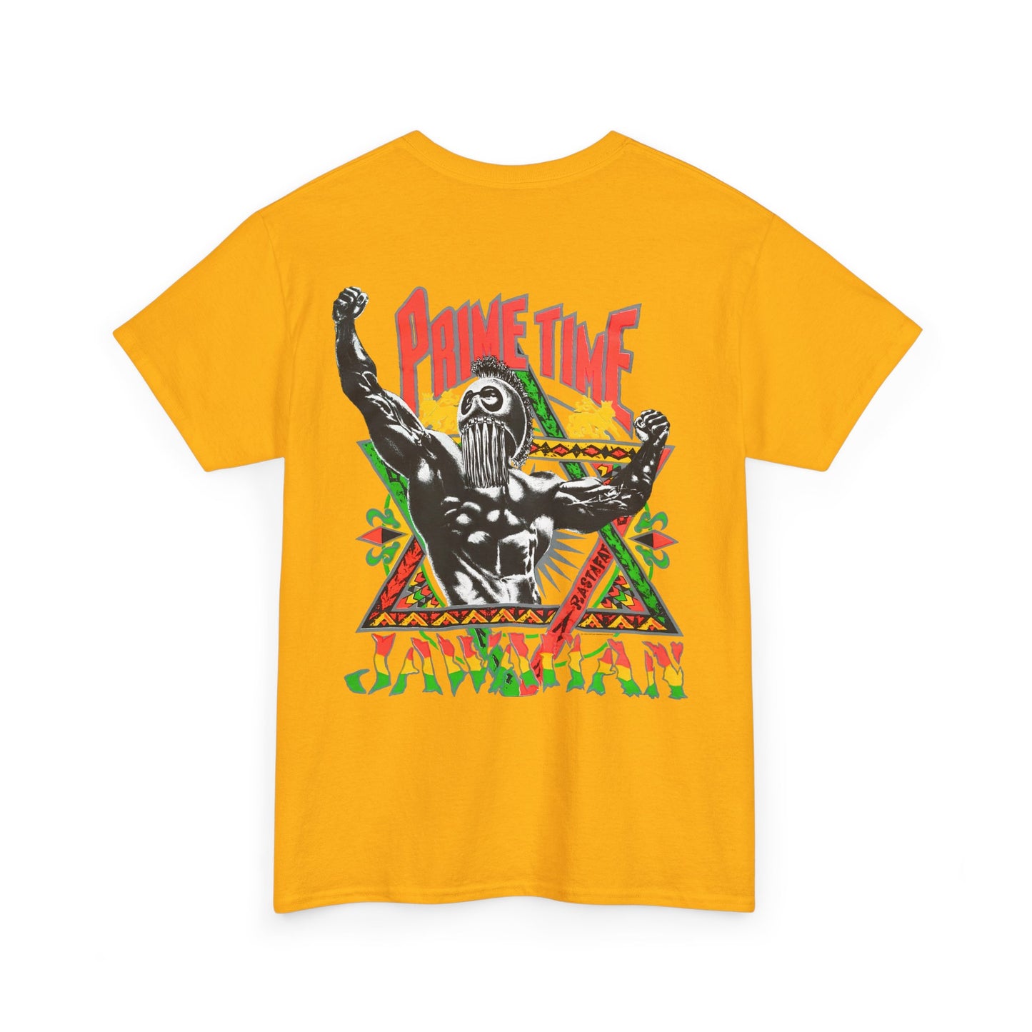 Jawaiian Strength Prime Time Jawaiian Vintage Design 90s New Print Unisex Heavy Cotton Tee