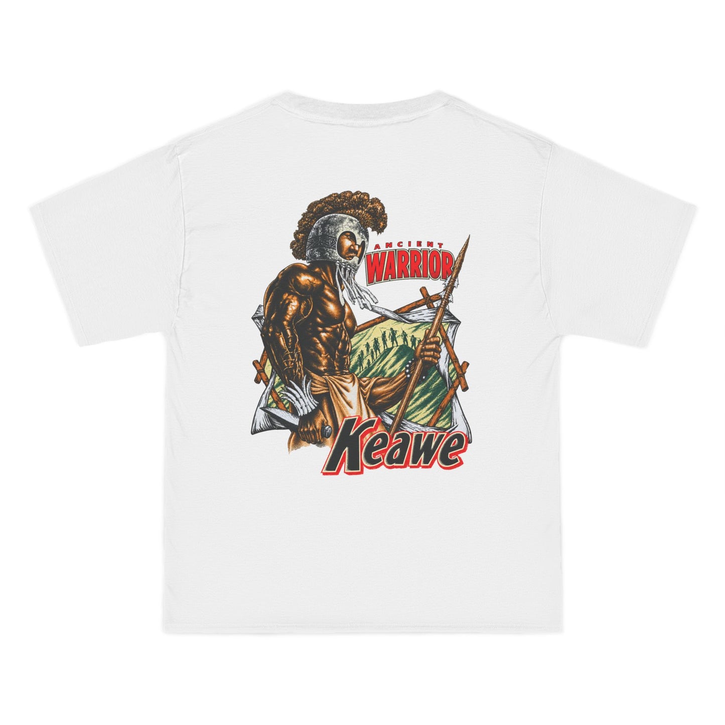 Hawaiian Strength Keawe Ancient Warrior Beefy-T®  Short-Sleeve T-Shirt