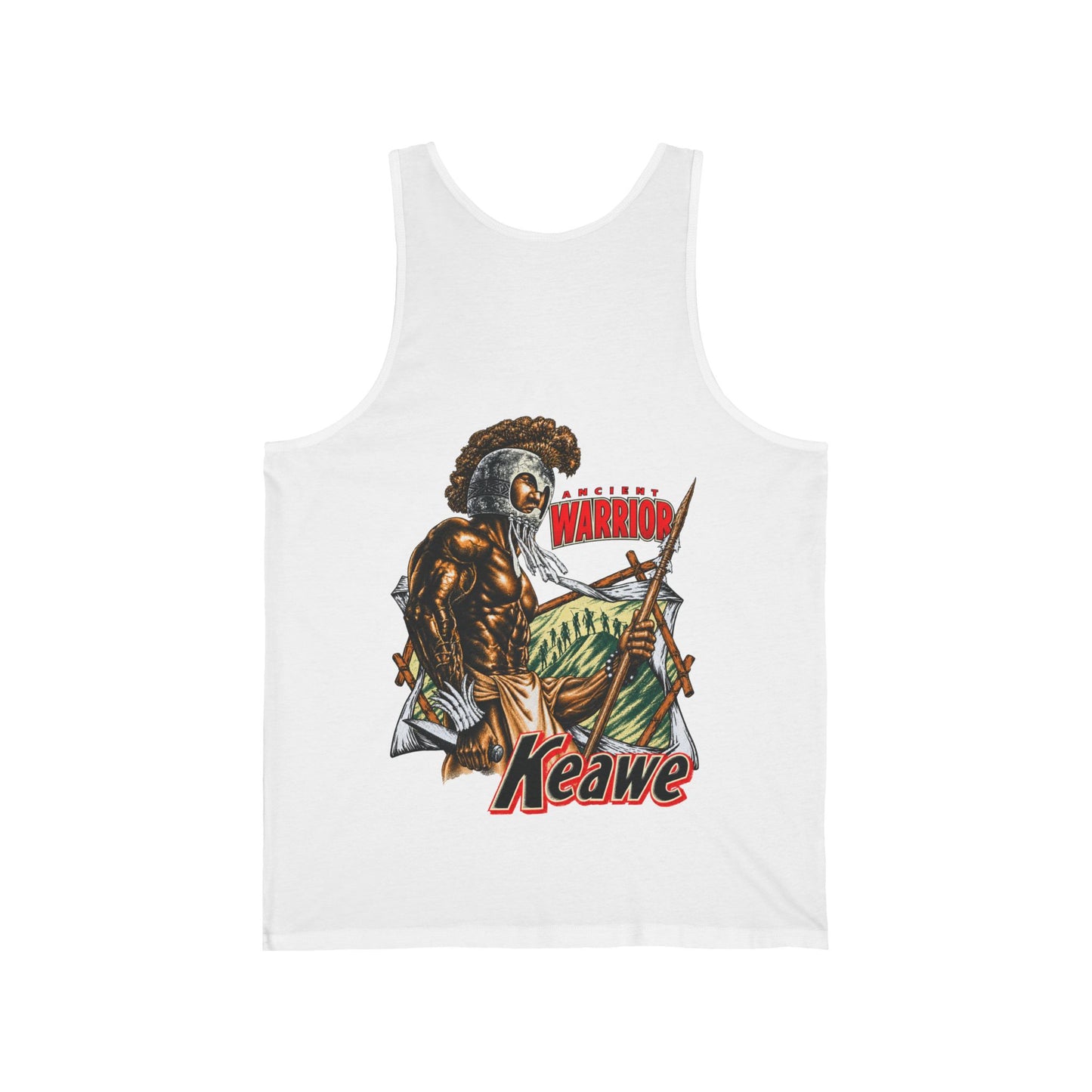 Hawaiian Strength Keawe Ancient Warrior Unisex Jersey Tank