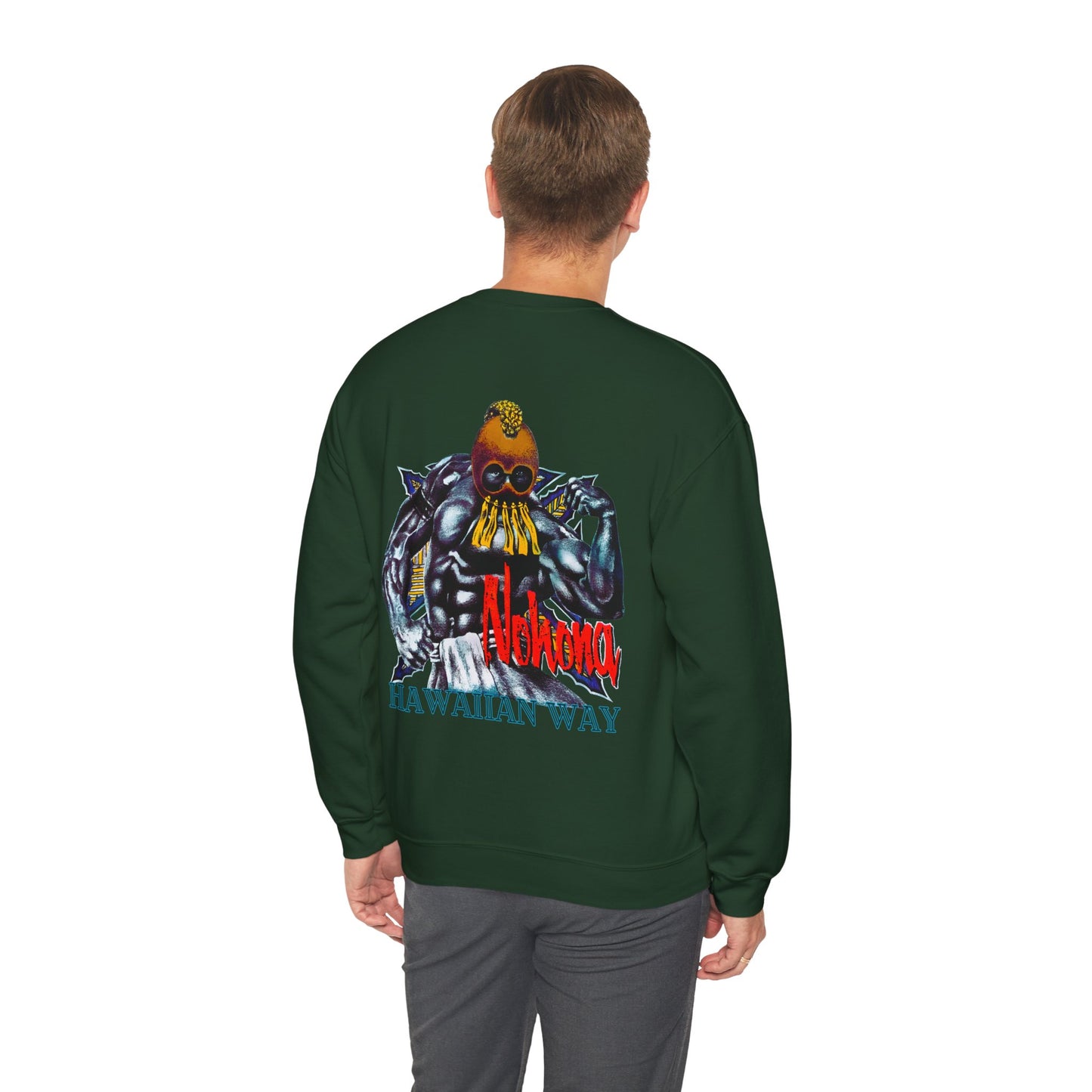 Hawaiian Strength Hawaiian Way Nohona Vintage Design 90s New Print Unisex Heavy Blend™ Crewneck Sweatshirt