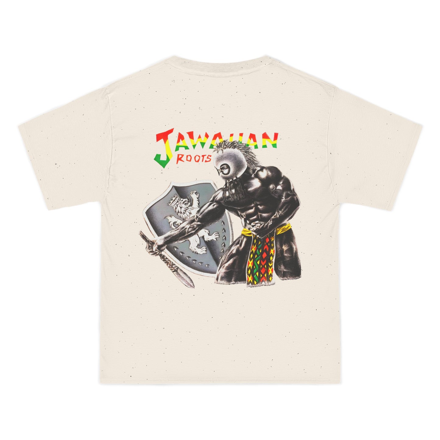 Jawaiian Strenght Jawaiian Roots Vintage Design 90s New Print Beefy-T®  Short-Sleeve T-Shirt