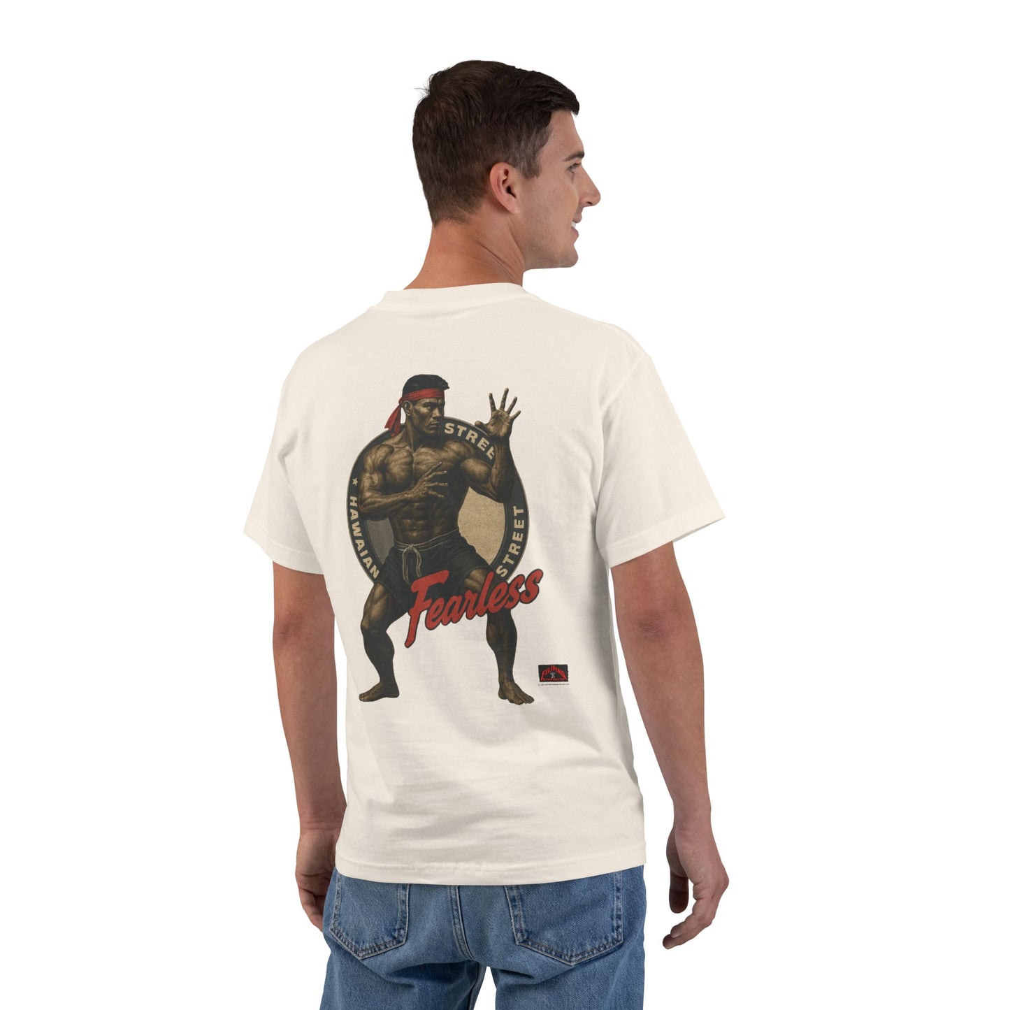 FIlipino Strength Fearless Hawaiian Street Vintage 90s Design New Print Beefy-T®  Short-Sleeve T-Shirt