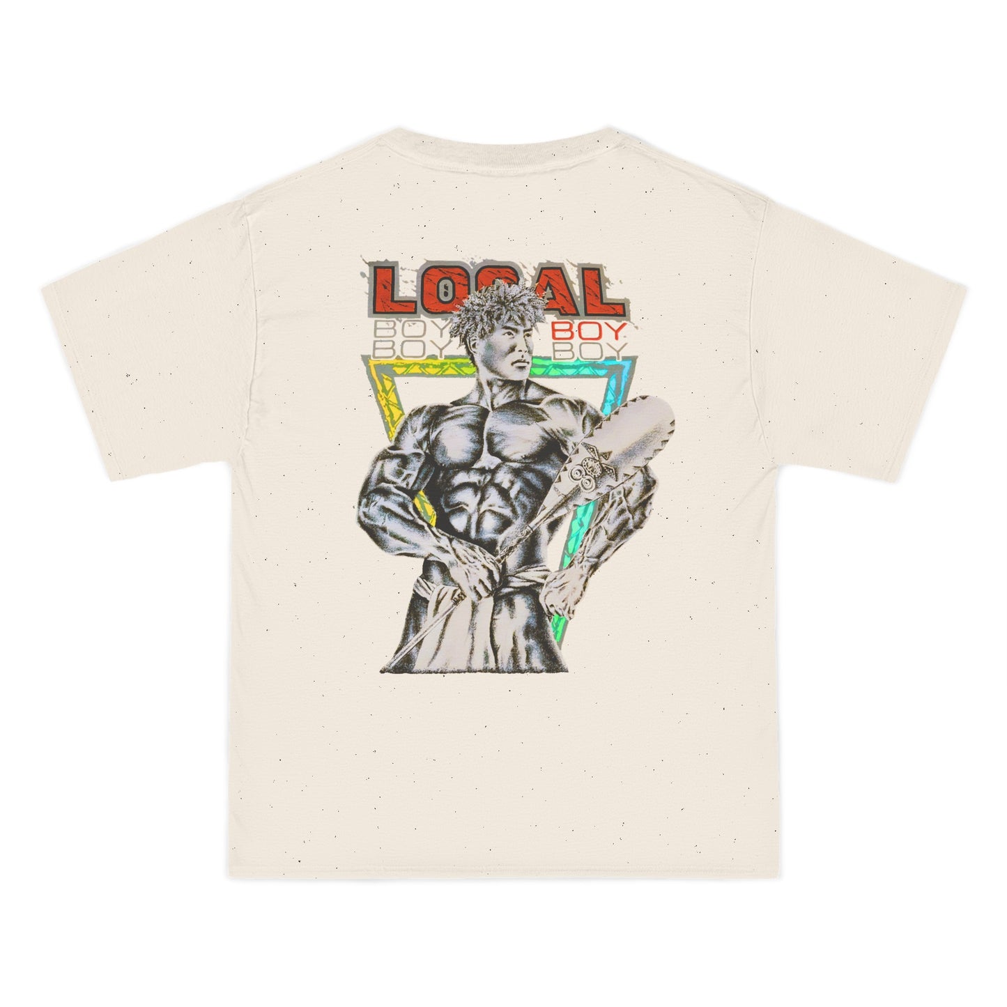 Hawaiian Strength Local Boy Vintage Design 90s New Print Beefy-T®  Short-Sleeve T-Shirt