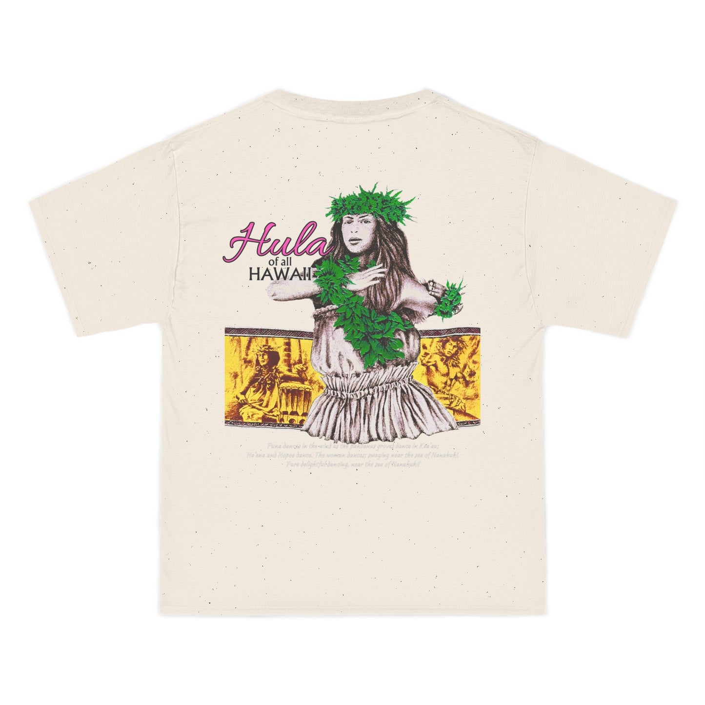 Hawaiian Strength Hula of all Hawaii Vintage Design 90s New Print Beefy-T®  Short-Sleeve T-Shirt