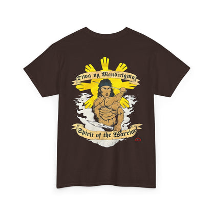 Filipino Strength Spirit of the Warrior Diwa ng Mandirigma Vintage Design 90s New Print Unisex Heavy Cotton Tee