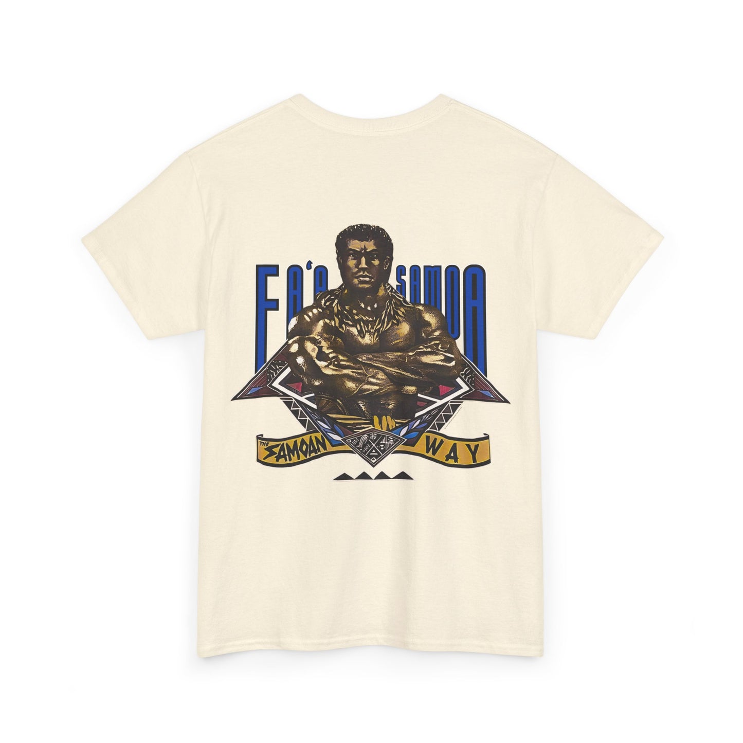 Samoan Strength Fa'a Samoa The Samoan Way Shirt Vintage Design 90s New Print Unisex Heavy Cotton Tee