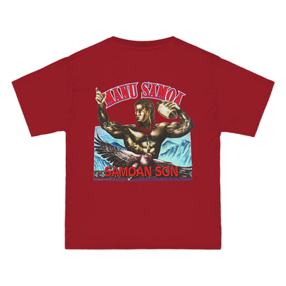 Samoan Strength Manu Samoa Samoan Son Vintage 90s Design New Print Beefy-T®  Short-Sleeve T-Shirt