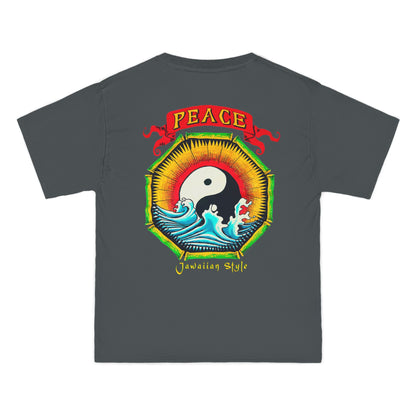 Jawaiian Strength Peace Jawaiian Style Vintage Design 90s New Print Beefy-T®  Short-Sleeve T-Shirt