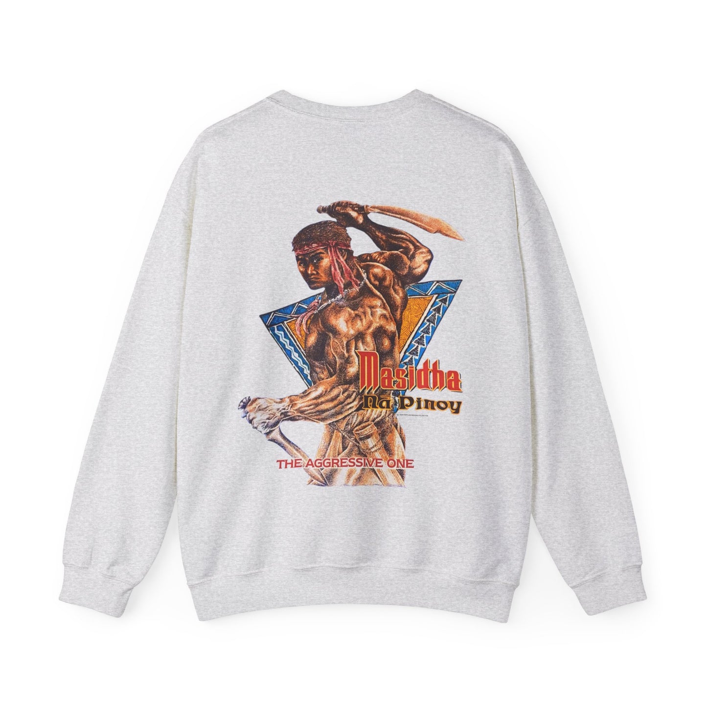 Filipino Strength Masidha na Pinoy The Aggressive One Vintage Design 90s New Print Unisex Heavy Blend™ Crewneck Sweatshirt